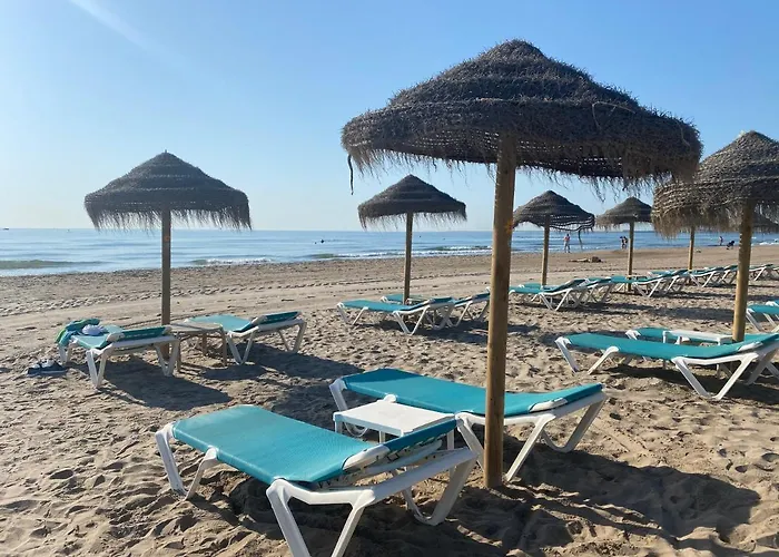 アパート En Primera Linea De Playa Con Wifi